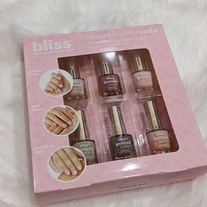 Bliss 6pc mini nail collection - nudes & pinks